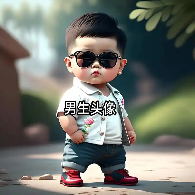 这么好看的新胖小孩个性头像确定不换一个#男生头像 #萌娃头像 - 抖音