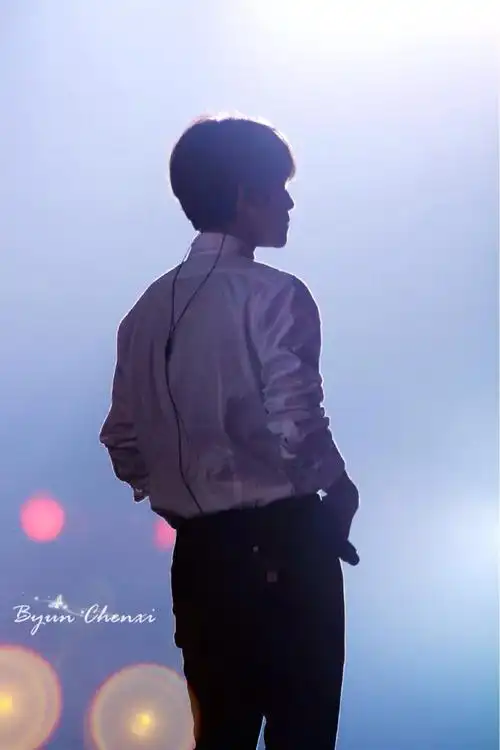 exo baekhyun 边伯贤 背影 动人