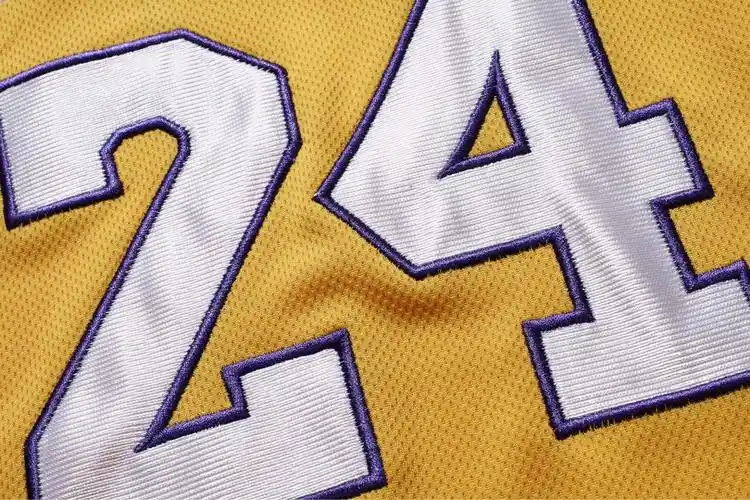 新款湖人队24号科比球衣男款 篮球服球衣男刺绣套装黄色紫色黑色 科比