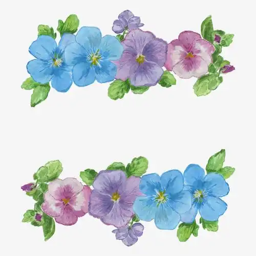 矢量花卉背景素材免费下载_觅元素