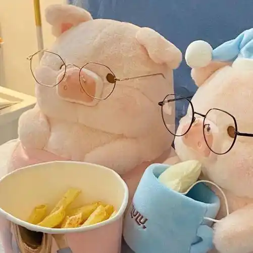 超可爱的动物情侣头像萌萌猪猪情侣头像