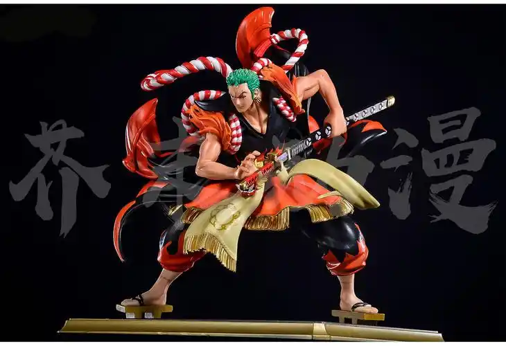 海贼王gk和之国索隆和服系列大型大全套限量版手办模型摆件礼物草绿色