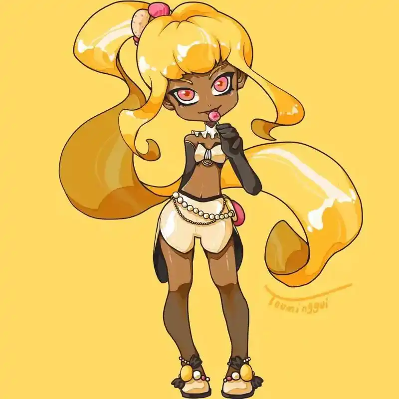 甜品拟人:硬糖.#插画 #画画  #拟人 #原创 #甜品 - 抖音