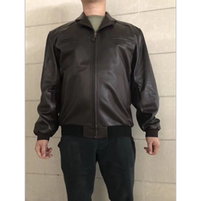 库存全新老货59夏飞行皮衣皮夹克飞行员皮服骑士皮衣皮服羊皮夹克