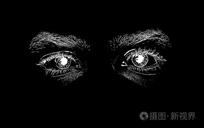 黑色的人的眼睛照片-正版商用图片1l62f5-摄图新视界