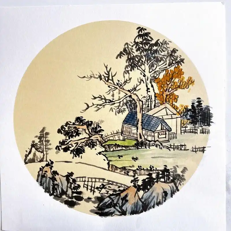 创意美术🎨||国画山水8～10岁小朋友作品 1⃣欣赏山水画作品 2 6