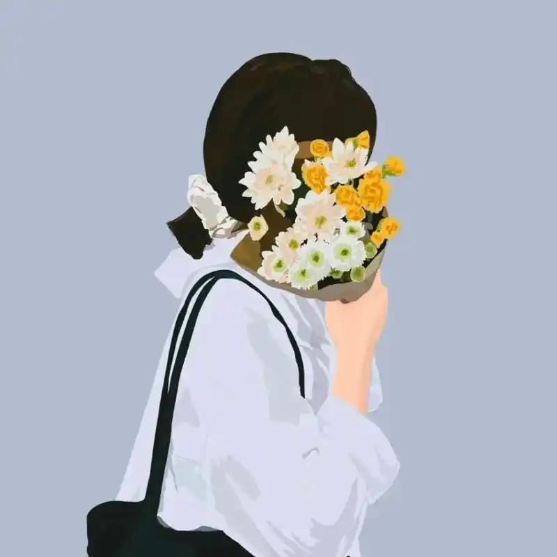 手绘文艺范女头.拿图点赞哦 #优质头像 #我的新头像 #手绘 - 抖音