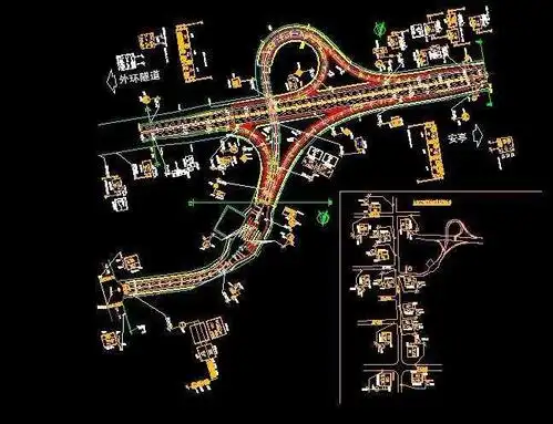 路立交平面设计图免费下载 - 道路工程 - 土木工程网