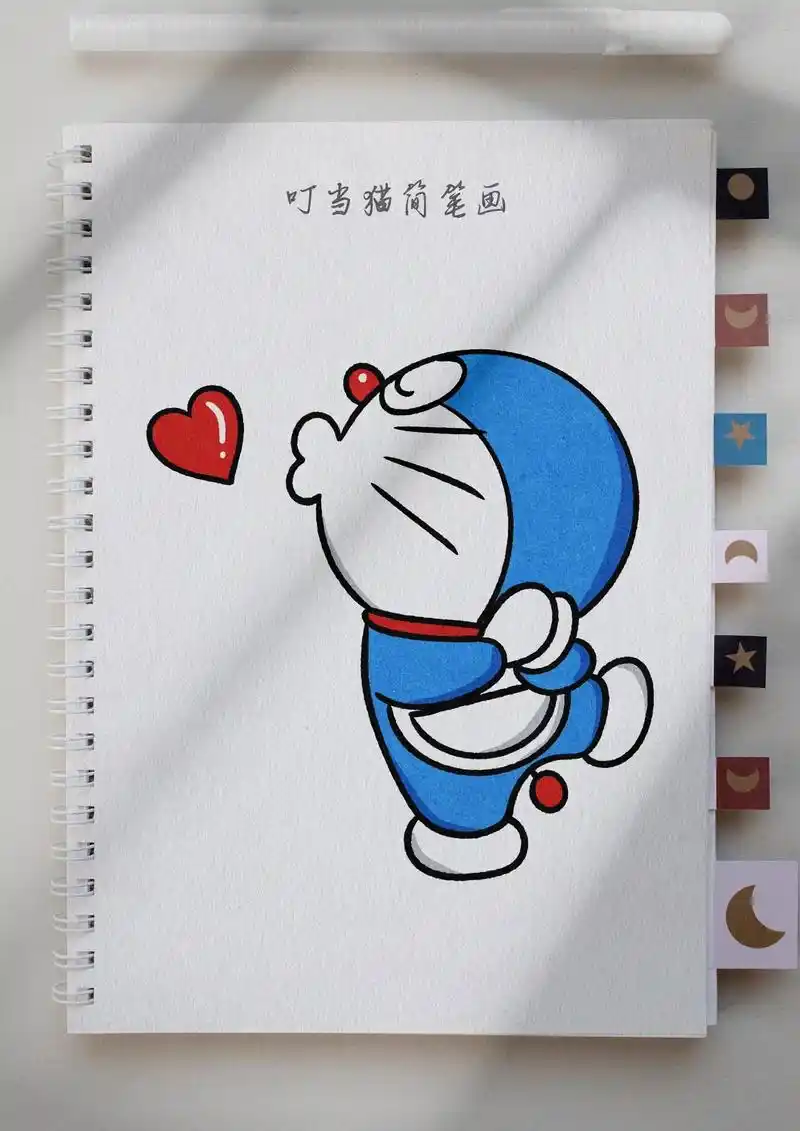 有手就会系列简笔画#叮当猫 #叮当猫简笔画 # - 抖音