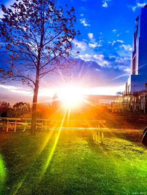 风吹过大地,阳光照耀着天空,世间美好,尽在眼前.