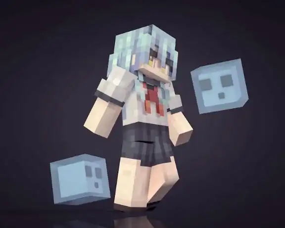 动漫《异世界转生史莱姆》主角"史莱姆利姆露"的人物外观,换上了jk的