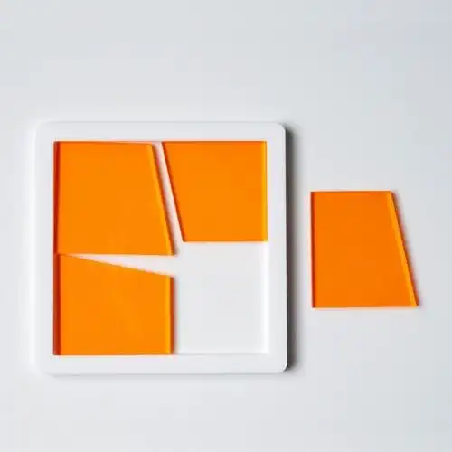 定制pazzlejigsawpuzzle29块十级玲珑透明双面拼图烧脑超高难度异型