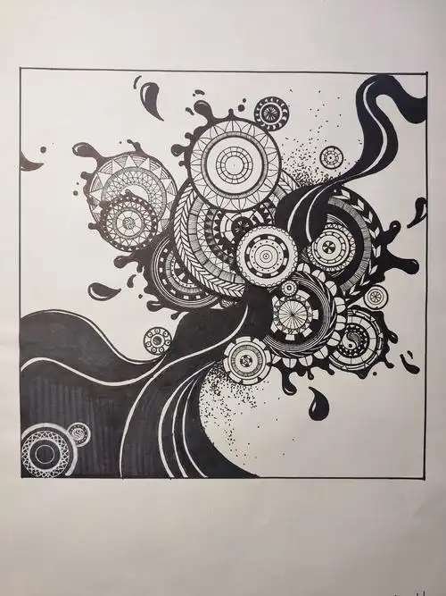 手绘装饰画|插画|创作习作|w夜未央w - 原创作品 - 站酷 (zcool)