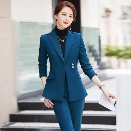 西装套装女春秋女总裁职业气质女神范高级感炸街西服经理时尚正装