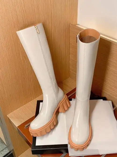 优雅有质感的白靴越看越耐看简单有颜值