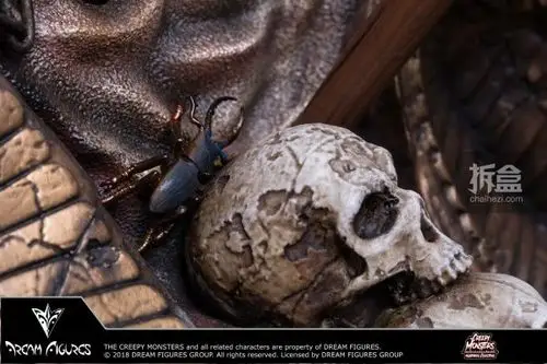 dreamfigures恐怖神秘怪物系列复活的木乃伊雕像