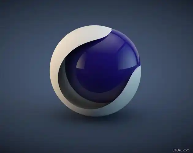 c4d创意三维立体logo图标