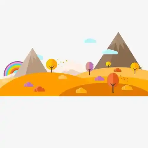 2022最新沙漠简笔画 腾格里沙漠简笔画