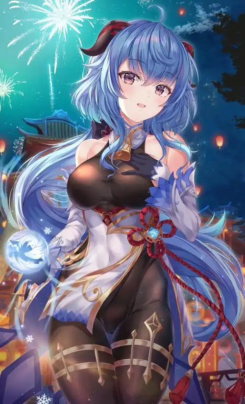 甘雨-原神甘雨色紧身裤-触站