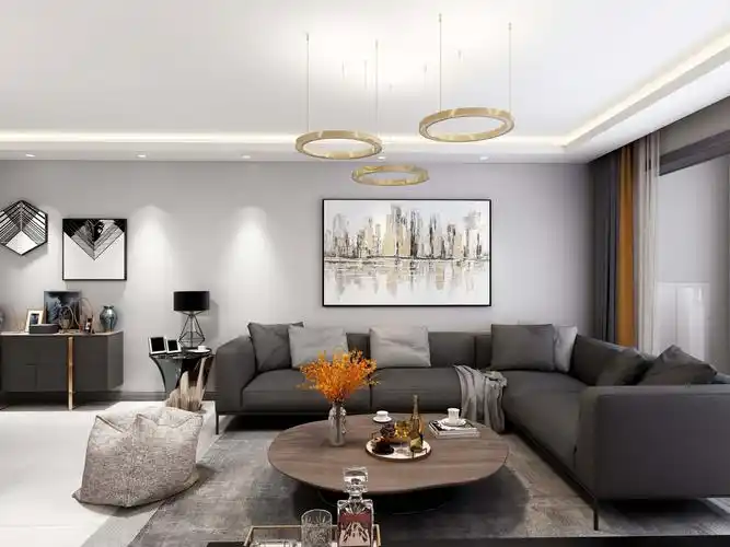 济南即墨莲花居现代简约风格装修样板房_效果图案例-买家宝装修网