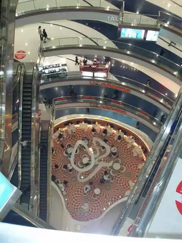 俯视,室内,白天,购物,度假,消费,美景,城市风光,超市,城市,电梯,商场