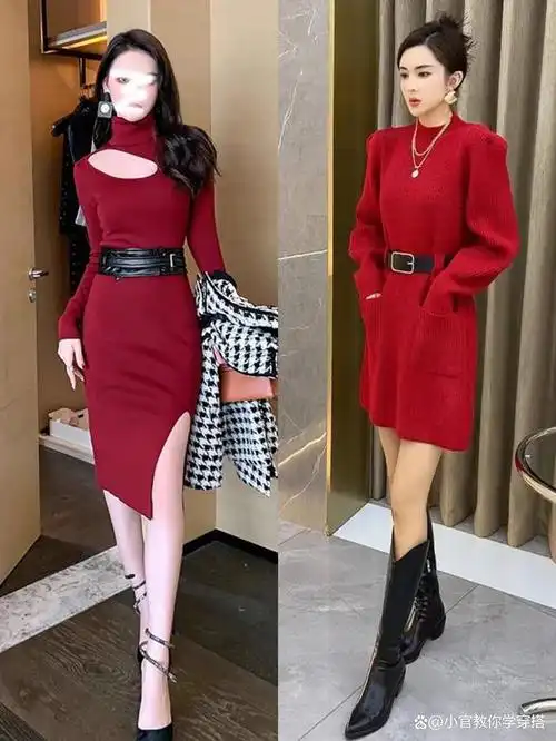 让你穿起来更加好看,但皮肤不是很白的红色会让你皮肤更显白,我们看看