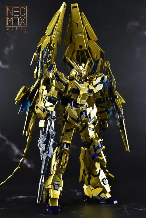 不死凤凰!高达模型作品【hg独角兽三号机-菲尼克斯】