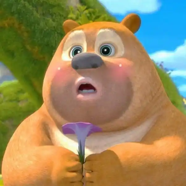 可爱软萌的熊二动漫头像