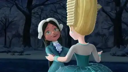 小公主苏菲亚苏菲亚公主和雨果王子一起跳冰舞,太漂亮了.