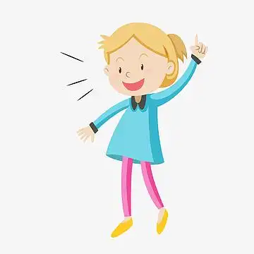 儿童上课举手问答