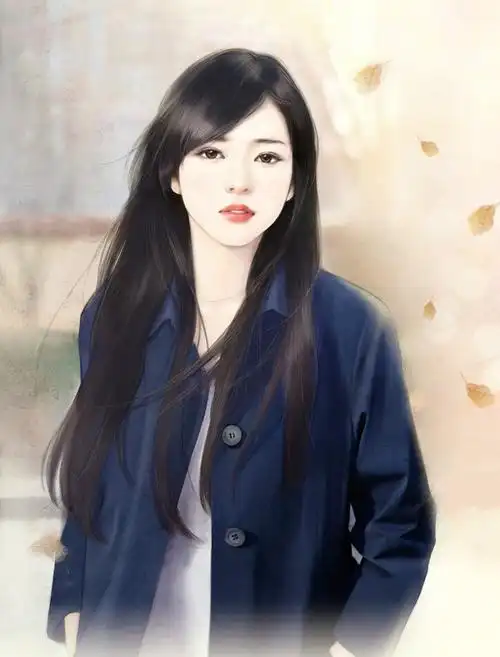 偶不是偶然手绘现代美女