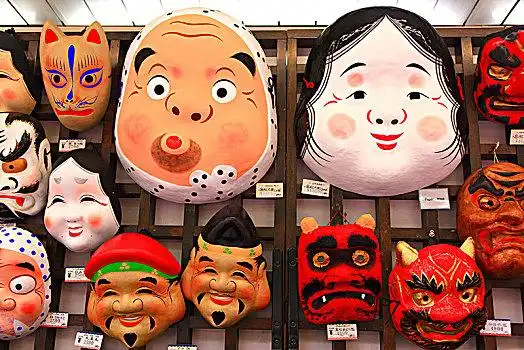 >日本面具