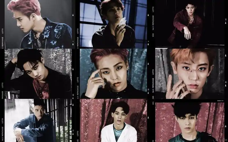 160819 exo lotto 回归初舞台 music bank