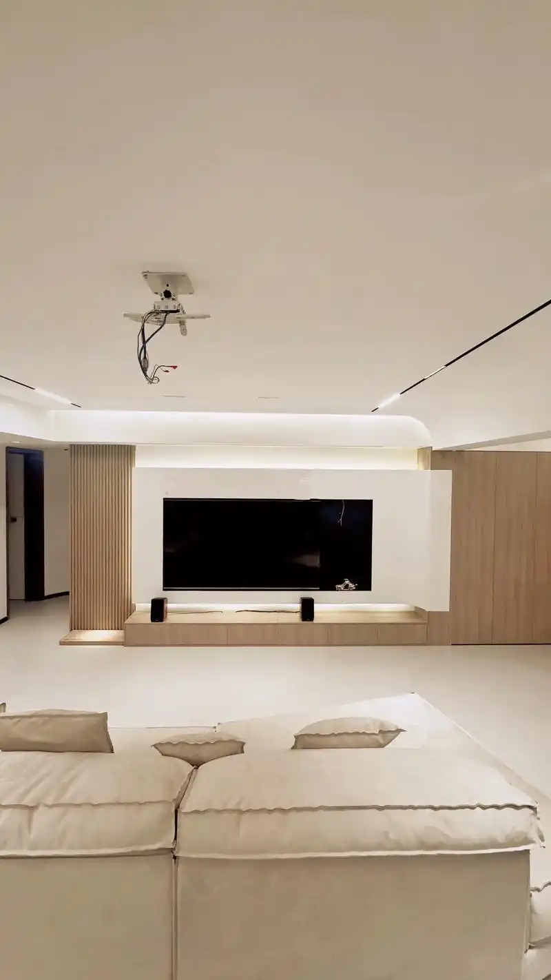 网红悬浮电视墙,高级又显大