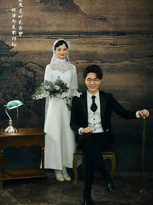 梦回金粉世家复刻旧时代金典民国婚纱照