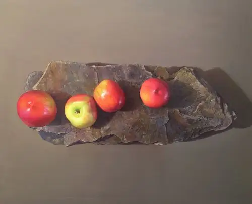 卢忠免写实油画静物