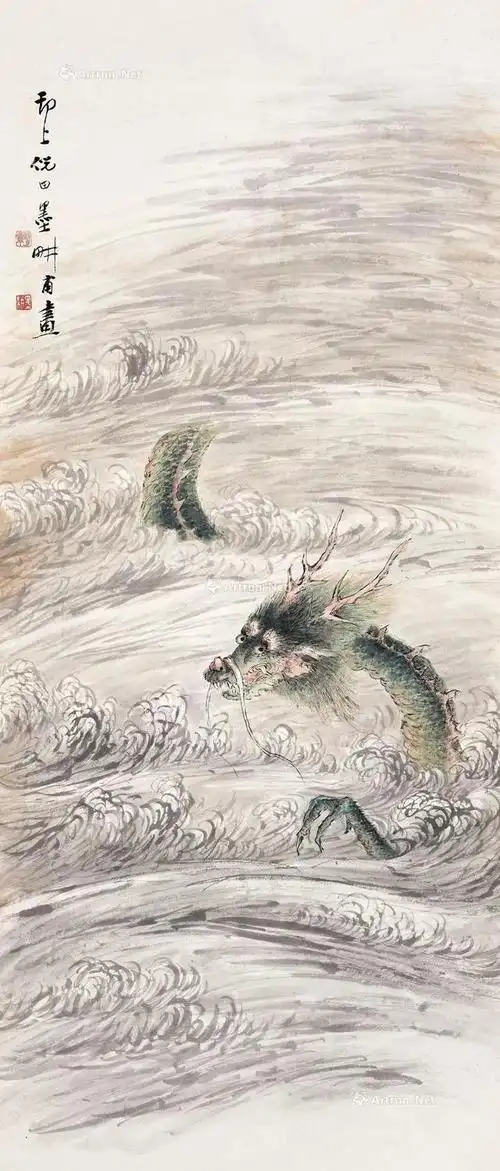 从古至今名家画龙大多是神龙见首不见尾