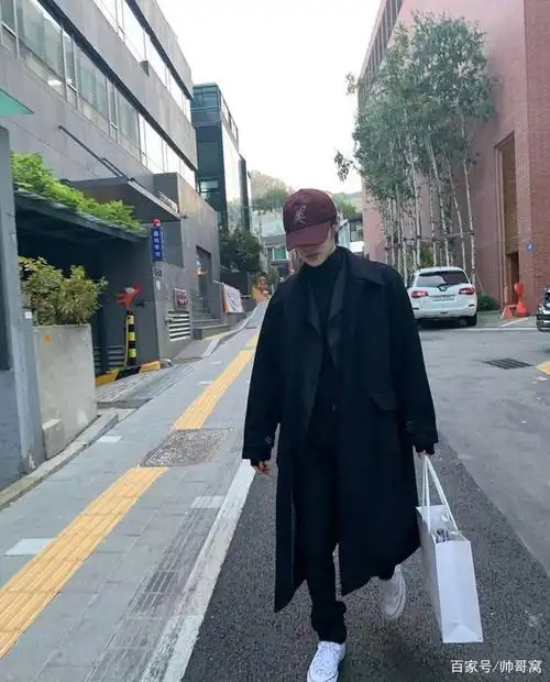 港风系列男装搭配潮流男人穿上还真帅,会穿的男生长的一定都不差