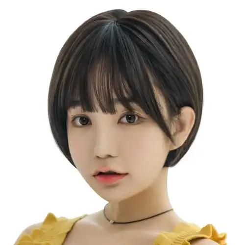 假发女短发头圆脸bobo套韩国波波帅气修脸蓬松齐刘海甜美可爱网红