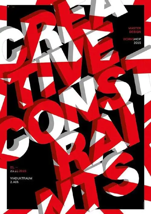 字体图形海报设计,patrik ferrarelli