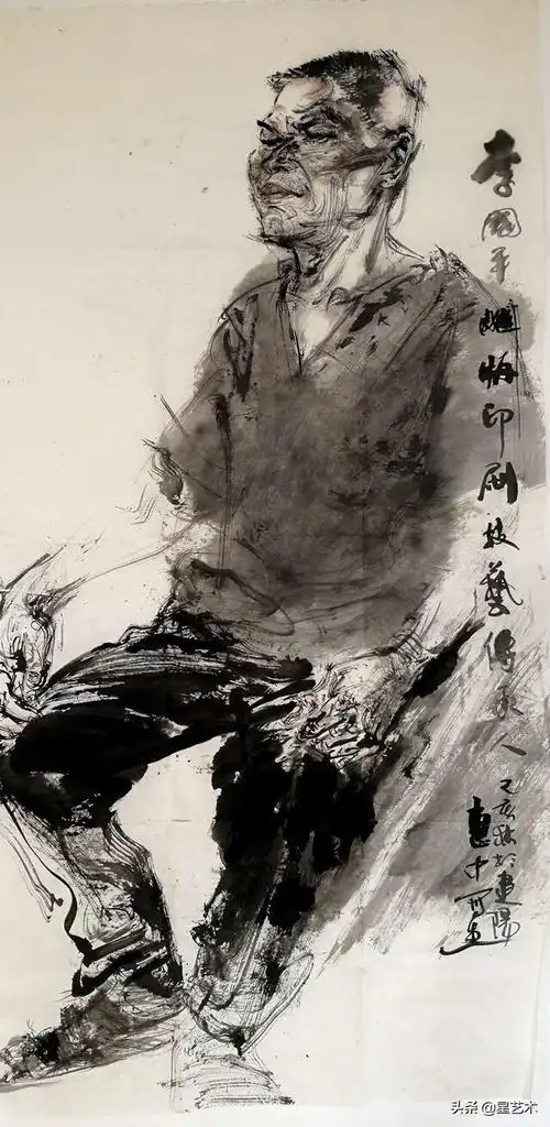 任惠中写意人物画