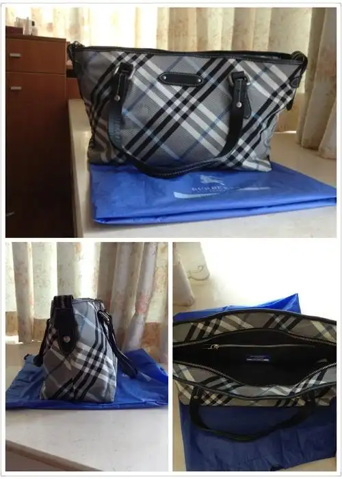 正品burberry blue label 单肩包