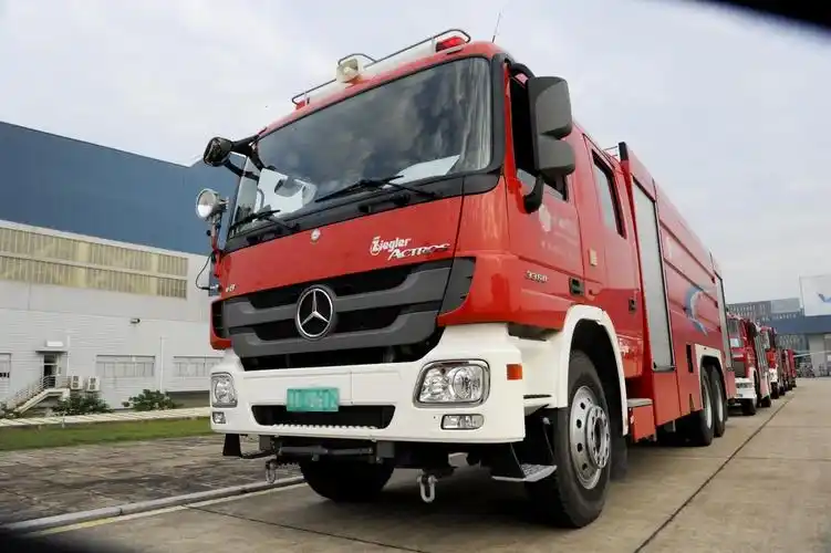 石化类火灾的克星奔驰齐格勒重型泡沫消防车