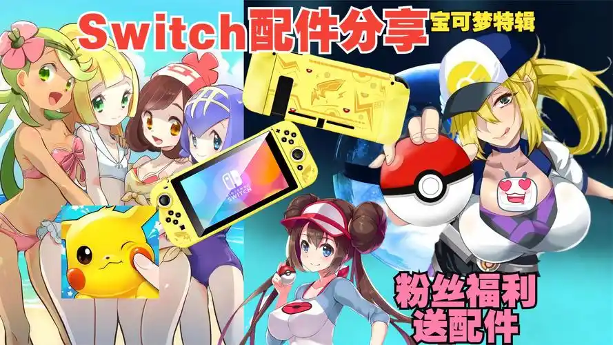 switch配件分享丨颜值高丨实用性强丨选购困难症狂喜丨宝可梦特别篇丨