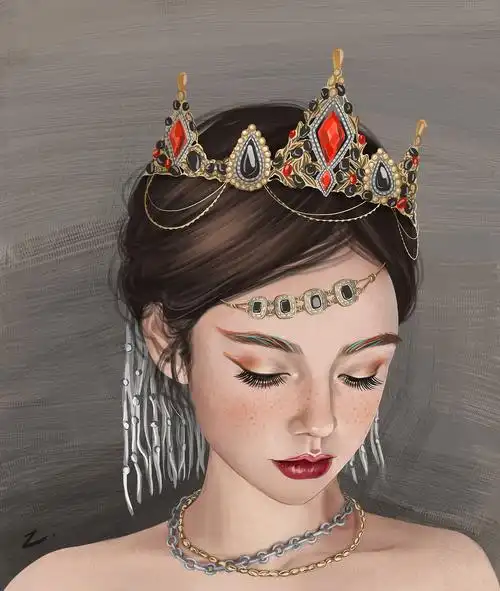 女王的皇冠—1|插画|商业插画|zhou_zhizhi - 原创作品 - 站酷 (zcool