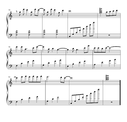 中国乐谱网——【钢琴谱】always online