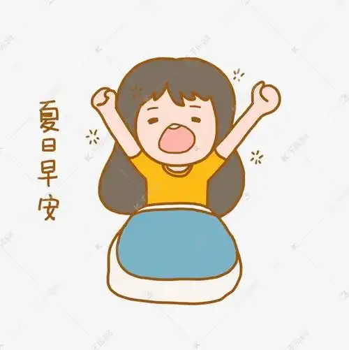 早图片大全图片可爱 可爱小女孩问候早上好图片-图片大观-奇异网