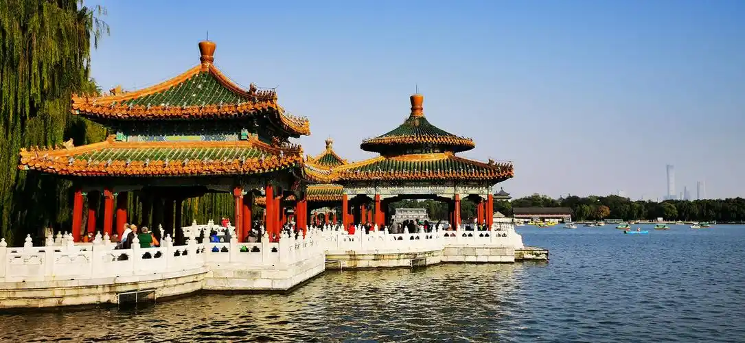 北海公园五龙亭