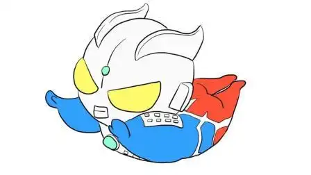 正在飞行的q版赛罗奥特曼儿童卡通简笔画-教育-高清完整正版视频在线