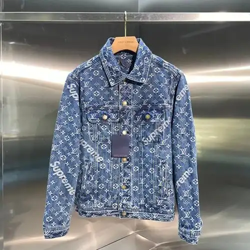 lv7015supreme联名牛仔外套